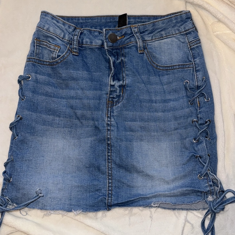 Denim skirt